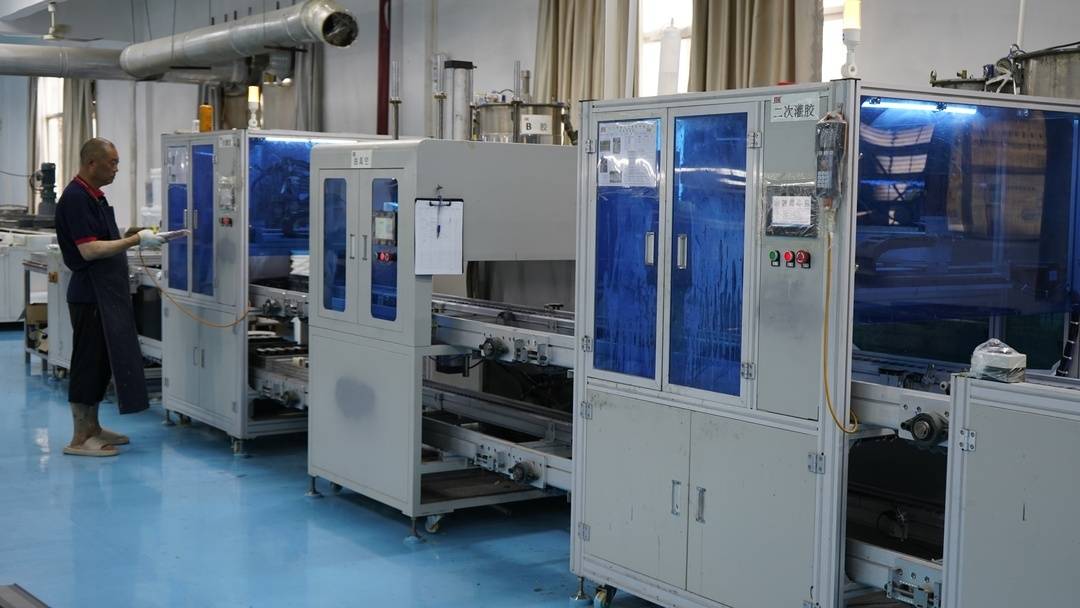 Advanced manufacturing production line for power supply units