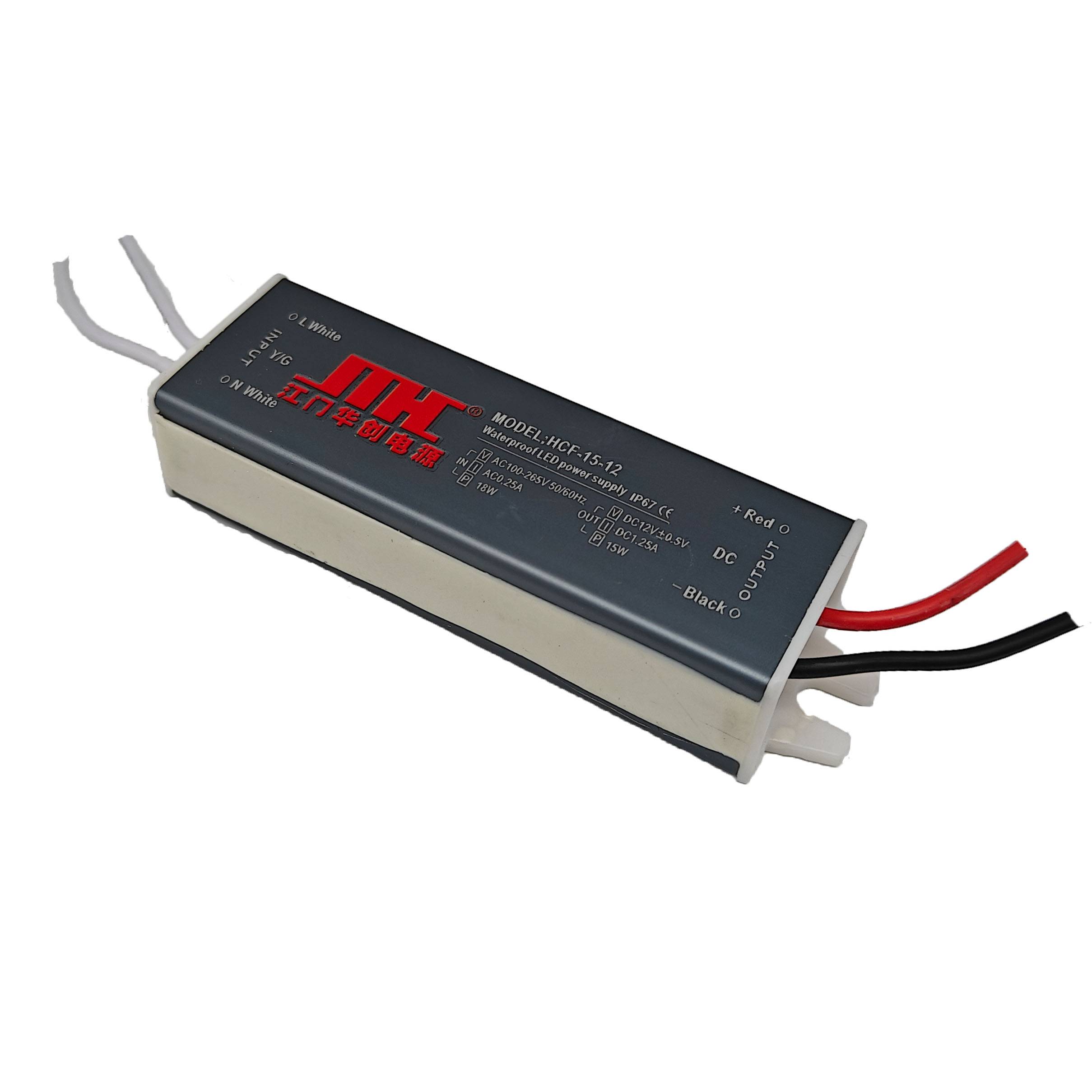 HCF-A Series IP67 15W LED Power Supply | Waterproof LED Driver Manufacturer