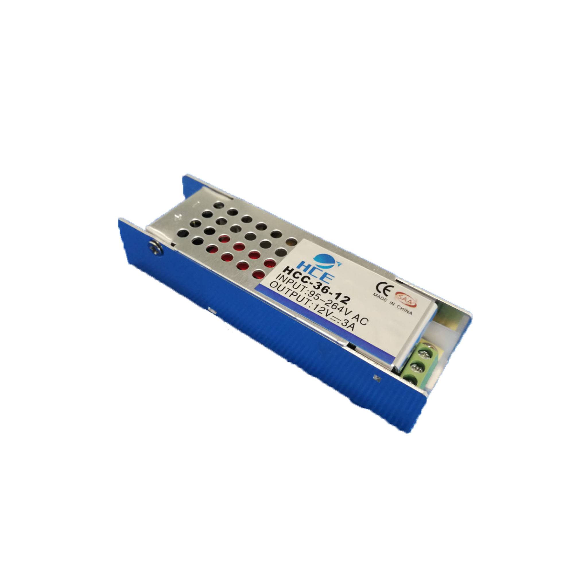 HCC-L Series IP67 36W Long Shape LED Power Supply | LED Driver Manufacturer